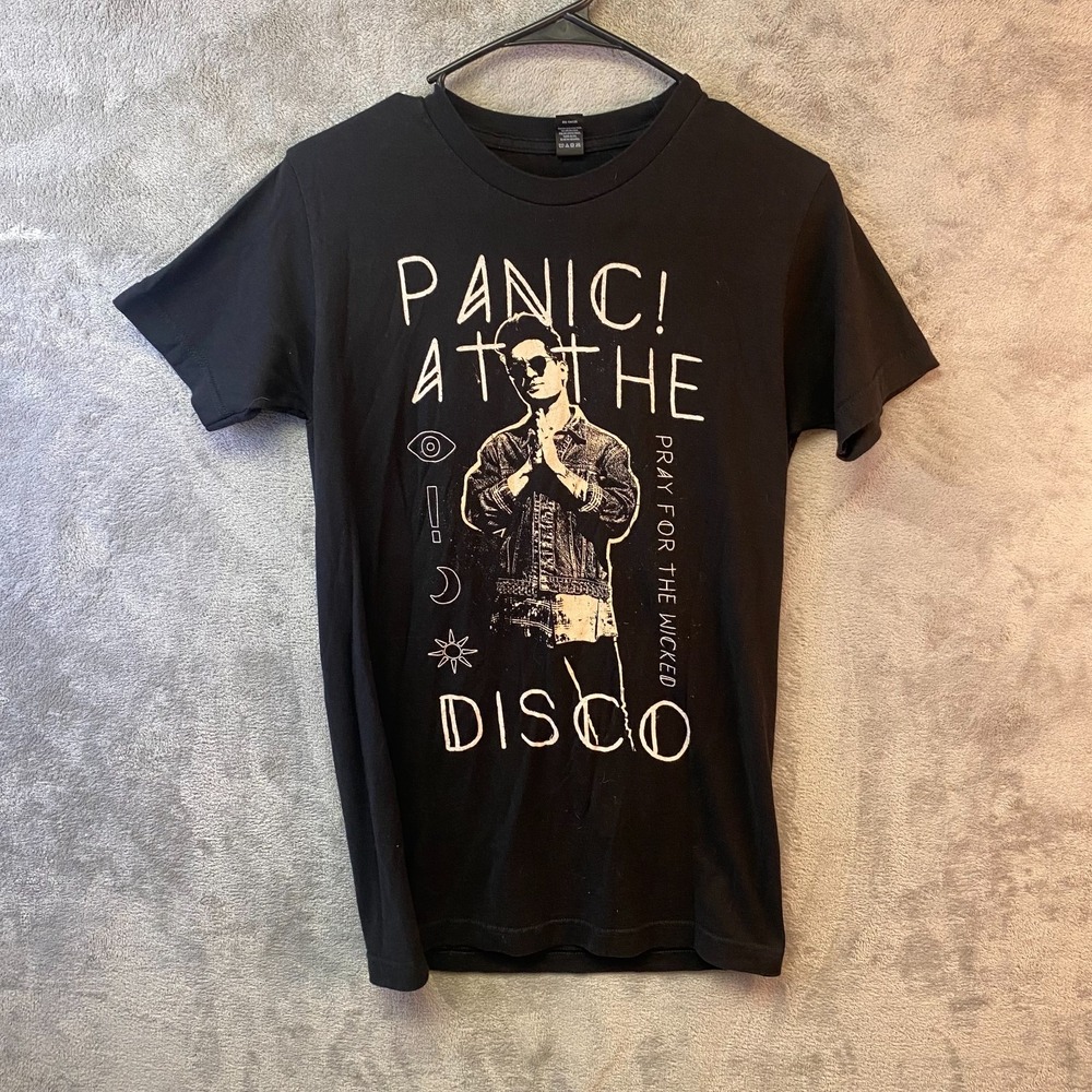 Panic! At The Disco T-Shirt S Black Pray For The Wicked Tour 2019‎